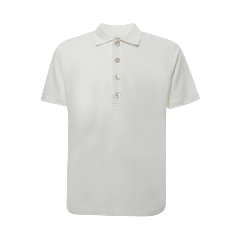 Eleventy Uomo Bianco Top, S, New,
