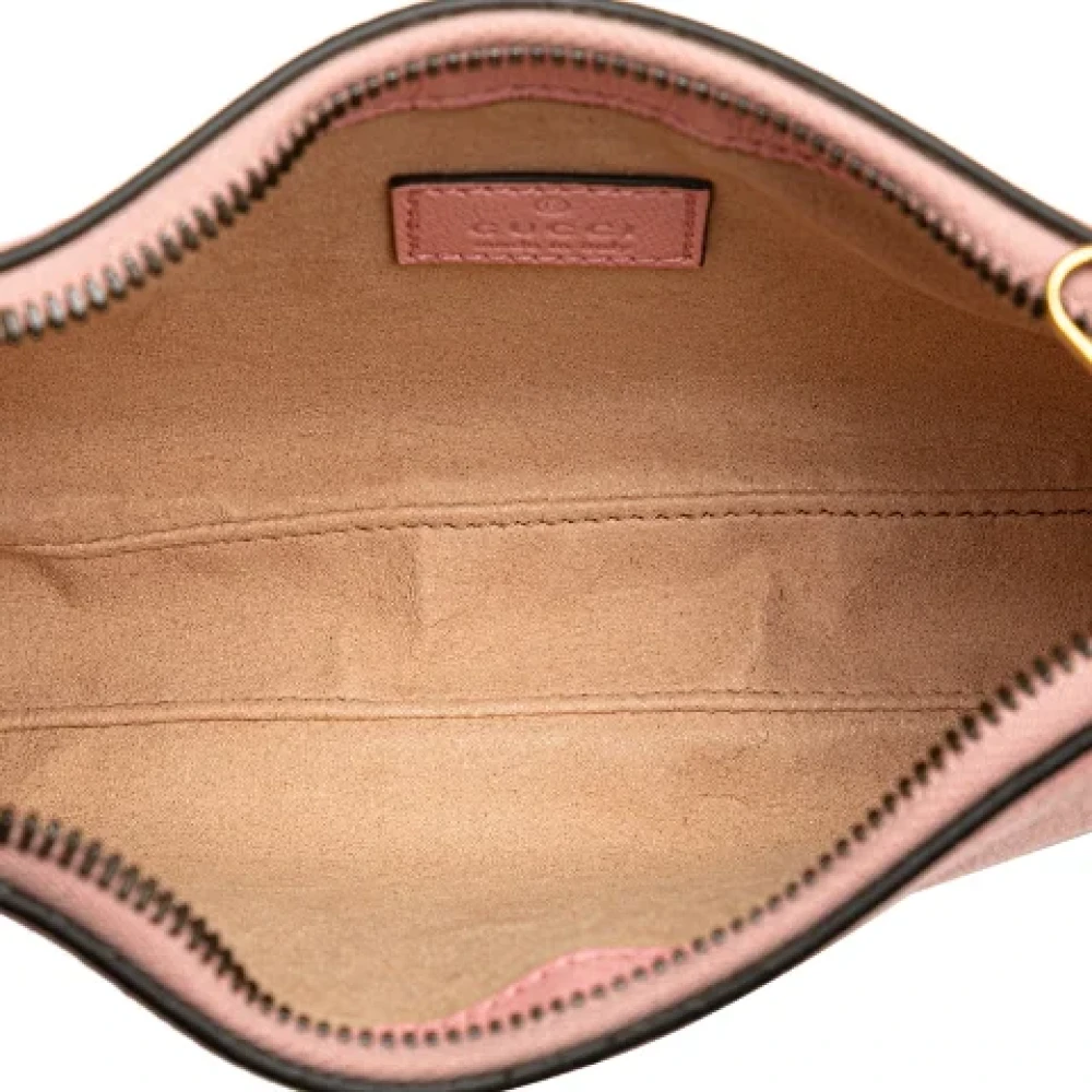 Gucci Vintage Pre-owned Leather gucci-bags Pink Dames