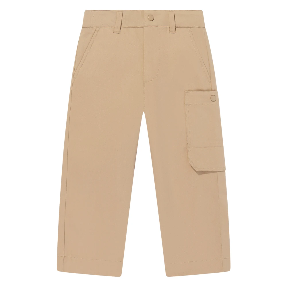 Moncler Boys Beige Cargo Trousers - Trousers - 6 Y - Kids