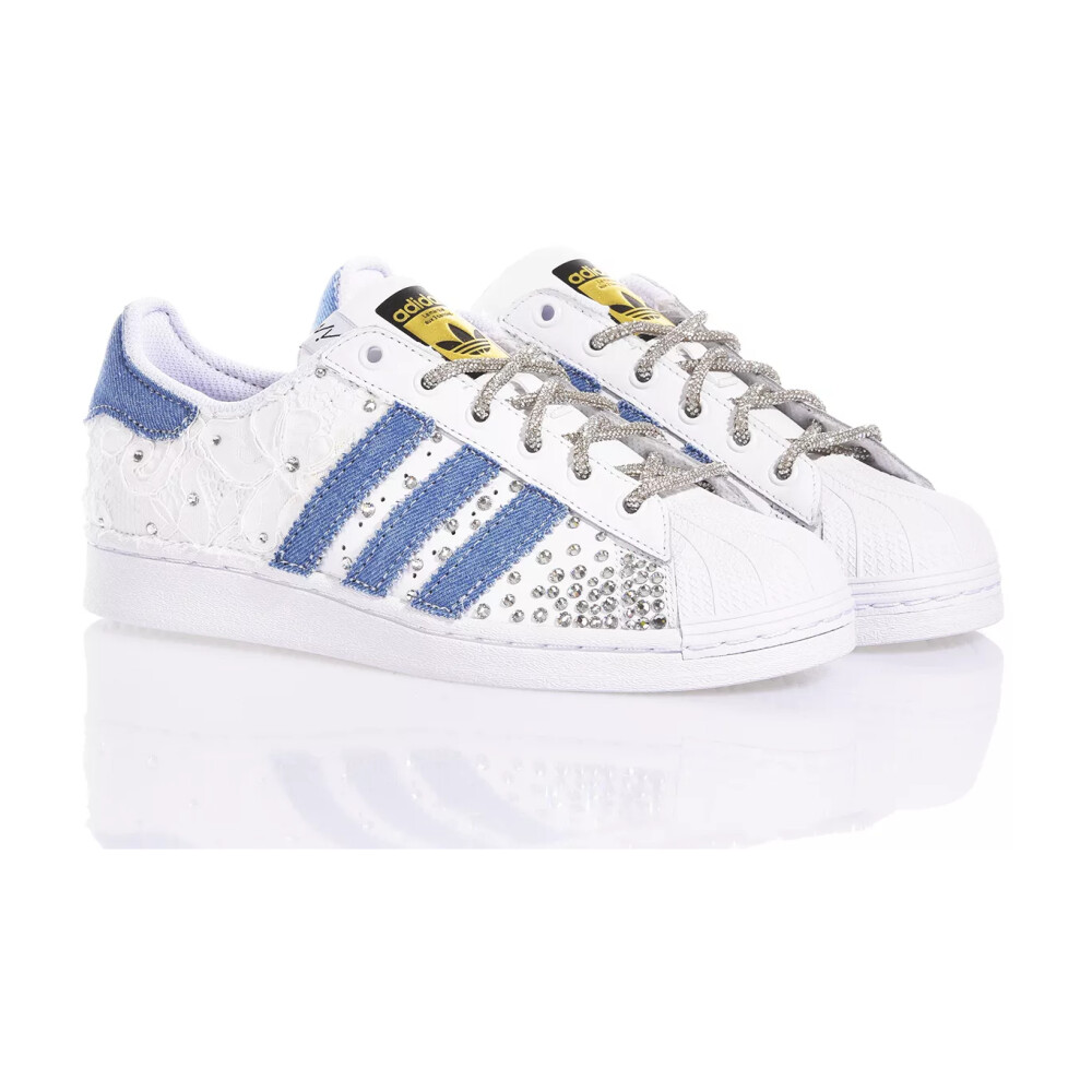 Adidas femme blanche et argent best sale