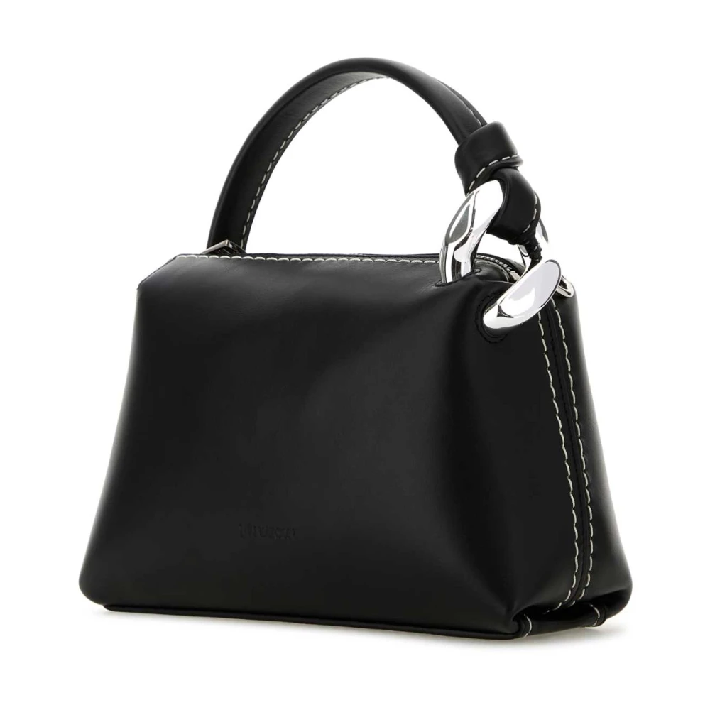 JW Anderson Zwarte Leren Kleine Hoek Handtas Black Dames