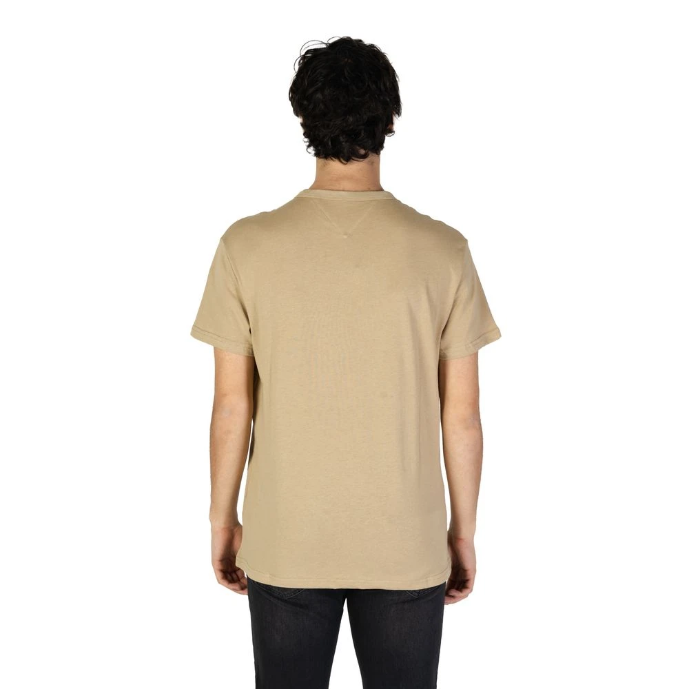 Tommy Jeans Beige Katoenen Gerecycled T-Shirt Lente Zomer Beige Heren