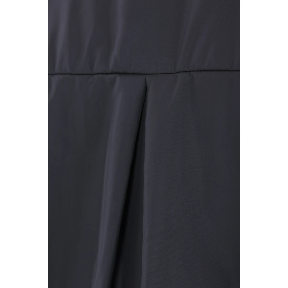 Aspesi Blauwe Nylon Thermore Overhemdjasje Blue Dames