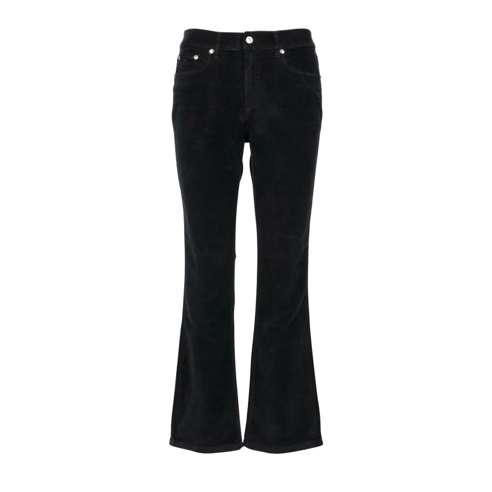 Roy Roger's Zwarte Fluwelen Bootcut Jeans Black Dames