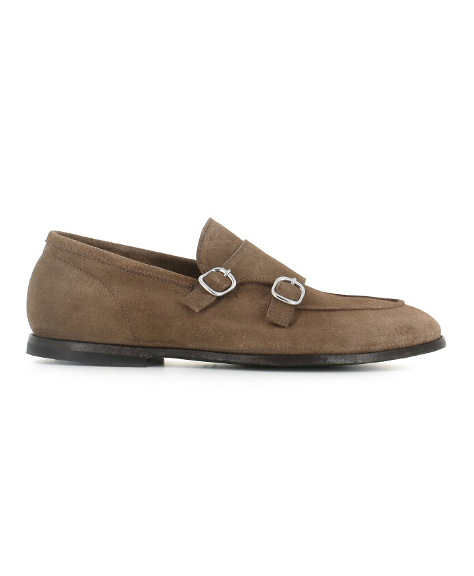 mocassin-homme-en-daim-beige-avec-boucles-argentees