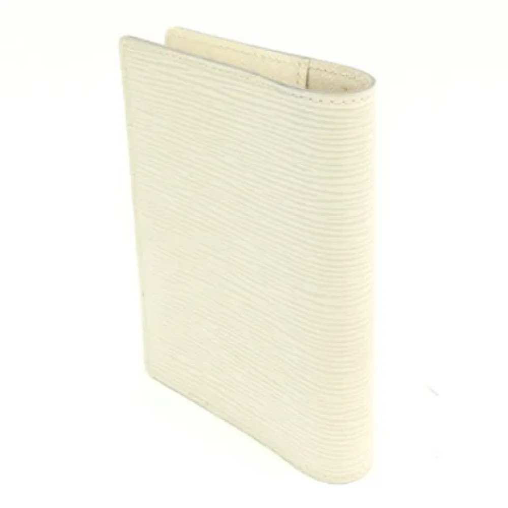 Louis Vuitton Vintage Pre-owned Fur wallets White Dames