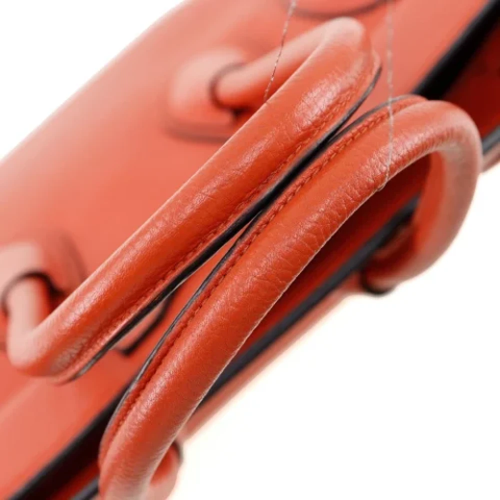 Celine Vintage Pre-owned Leather celine-bags Red Dames