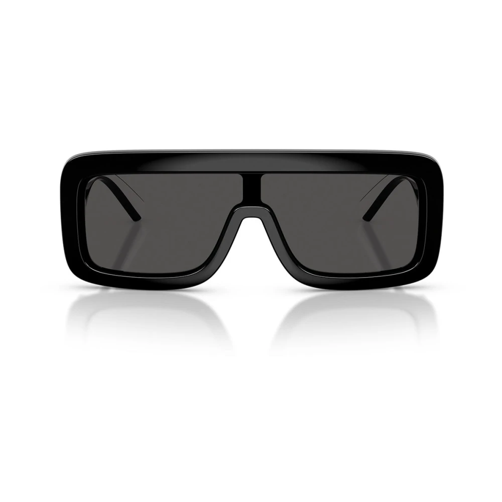 Dolce & Gabbana Unisex Black Sunglasses, One Size, Shield Sunglasses