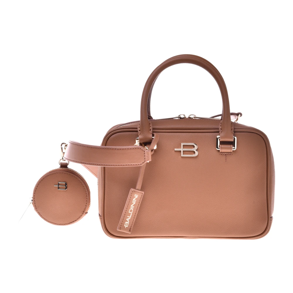 Baldinini Handbag with purse in leather Brown Dames