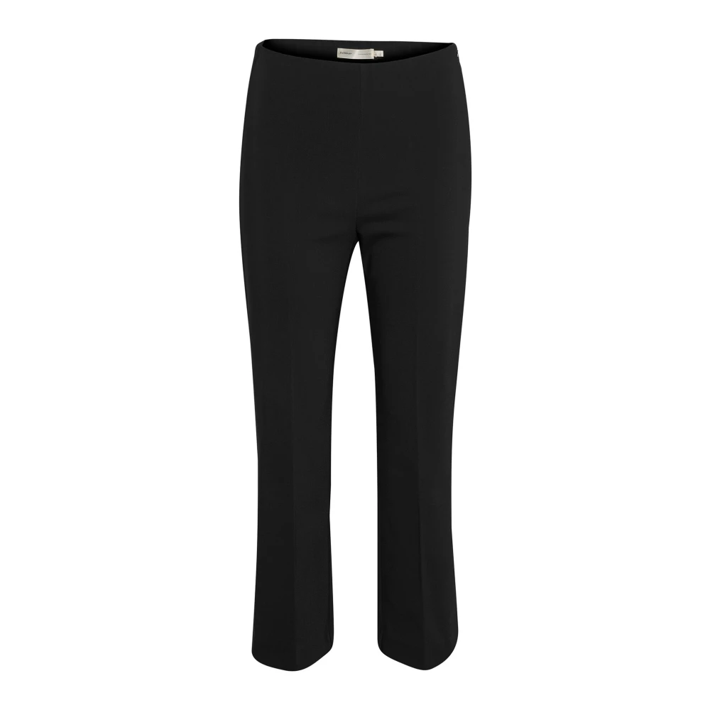 InWear Zwarte Kickflare Cropped Broek Black Dames