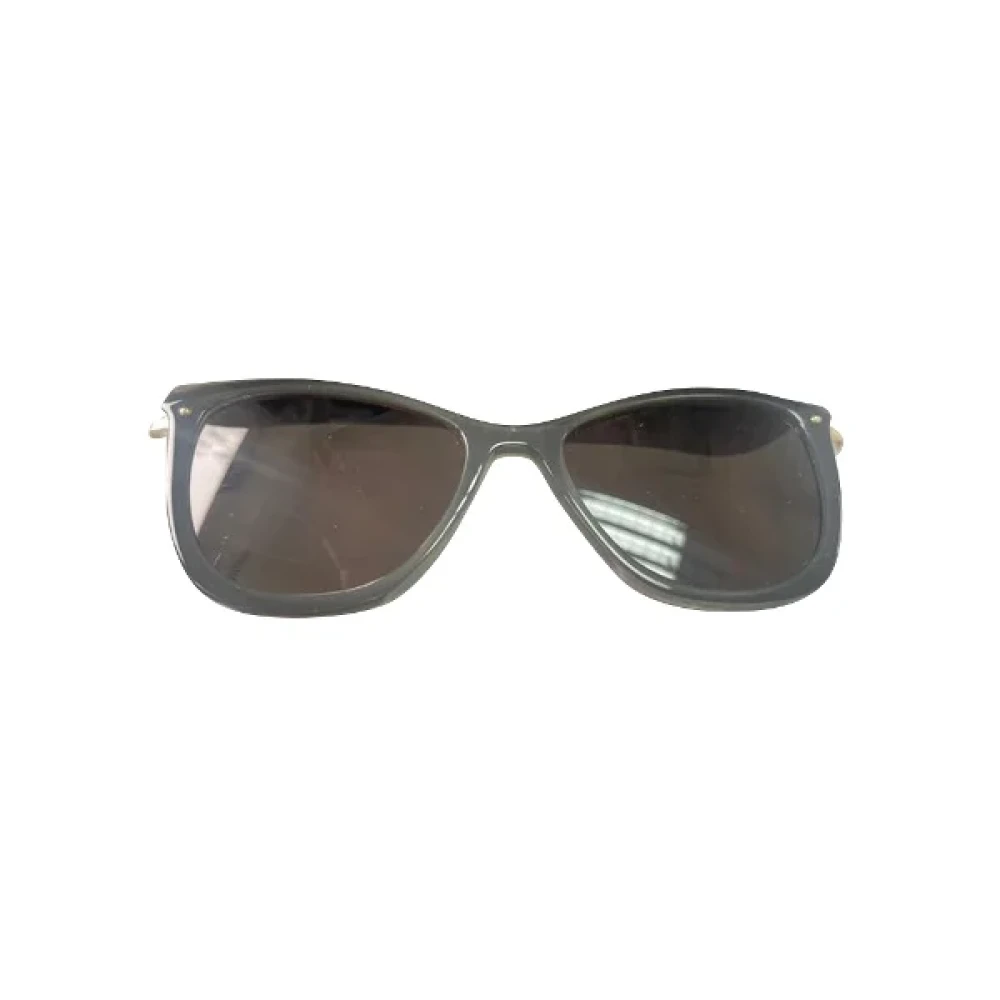 Alexander McQueen Pre-owned Acetate sunglasses Gray Dames