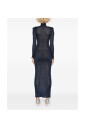 robe-bleue-avec-col-montant