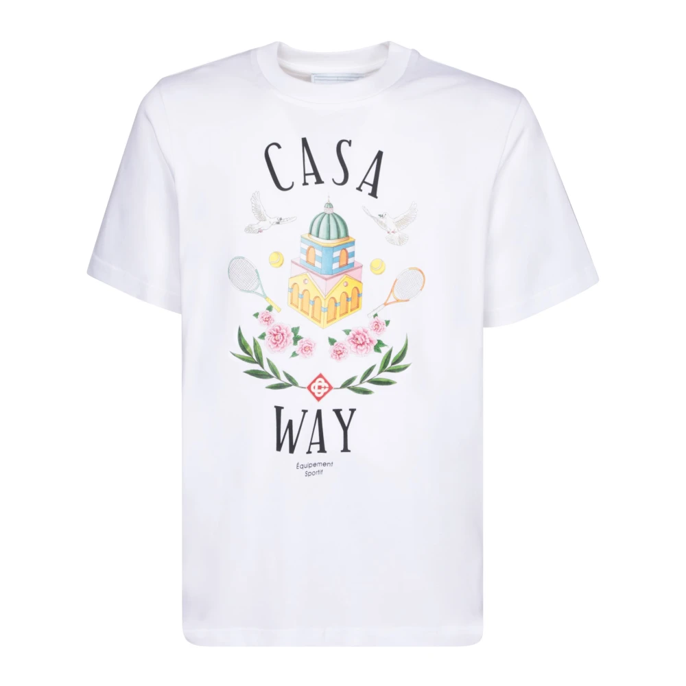 Casablanca Witte T-Shirts & Polos voor Heren Aw23 White Heren