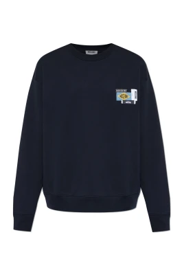 Sweatshirt med logotyplappar