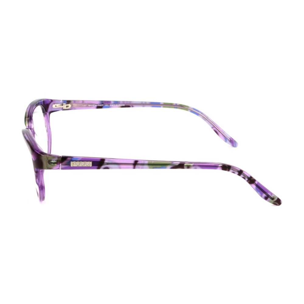EMILIO PUCCI Paarse plastic frame horloge met wijzerplaat Purple Dames