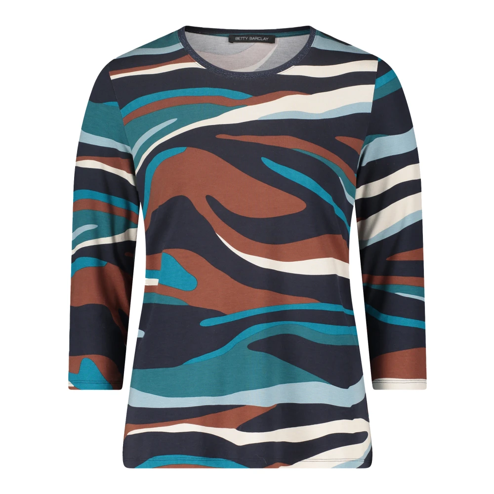 Betty Barclay Dierenprint Basic Shirt Multicolor Dames