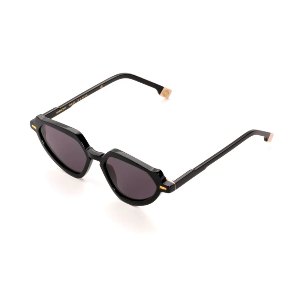 Kyme Black Sunglasses, Unisex, 51 Mm, Harmony Sunglasses
