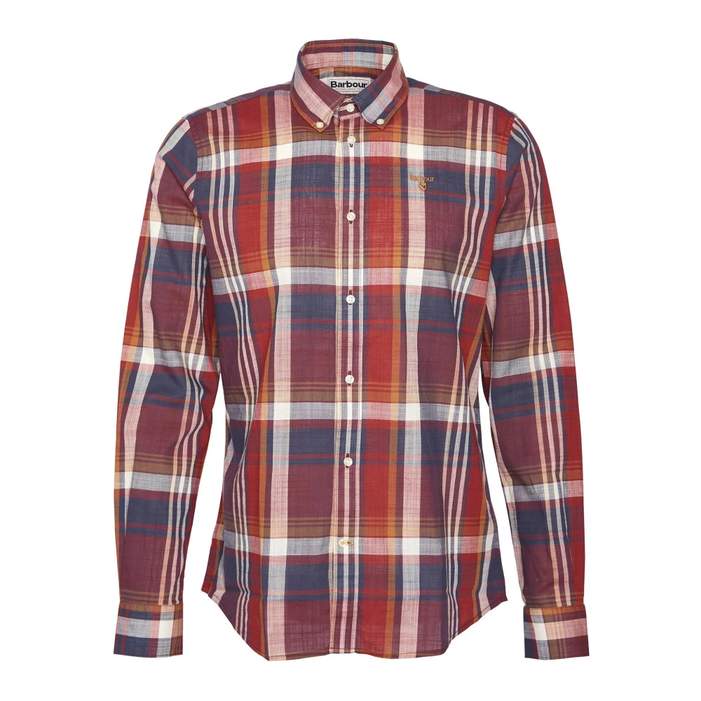 Barbour Casual Shirts Red Heren