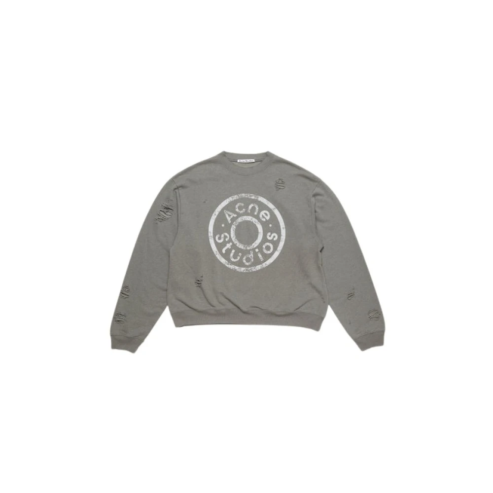Acne Studios Casual Sweatshirt voor Dagelijks Gebruik Gray Heren