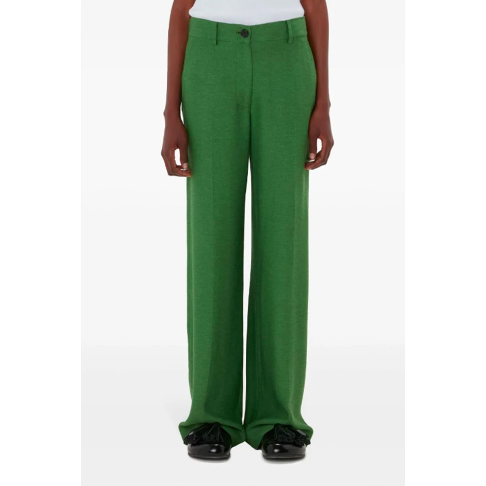 JW Anderson Groene Wijde Broek Green Dames