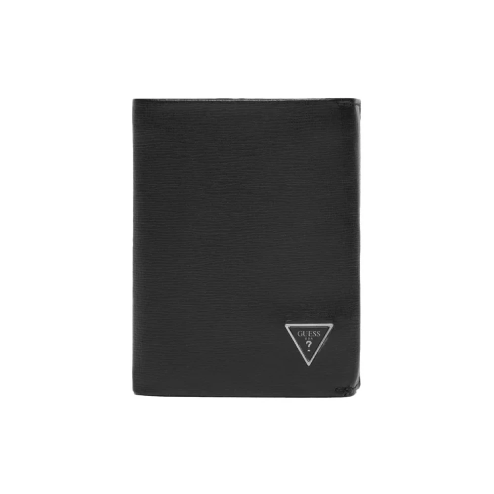 Guess Men's Black Portacarte - Wallets & Cardholders - One Size - Accessories