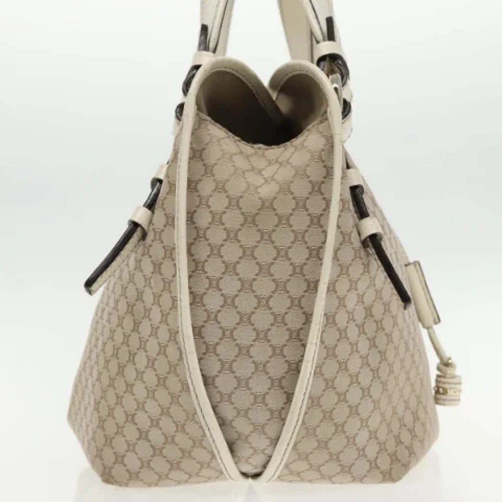 Celine Vintage Pre-owned Canvas totes Beige Dames
