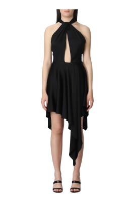 black-halter-neck-mini-dress