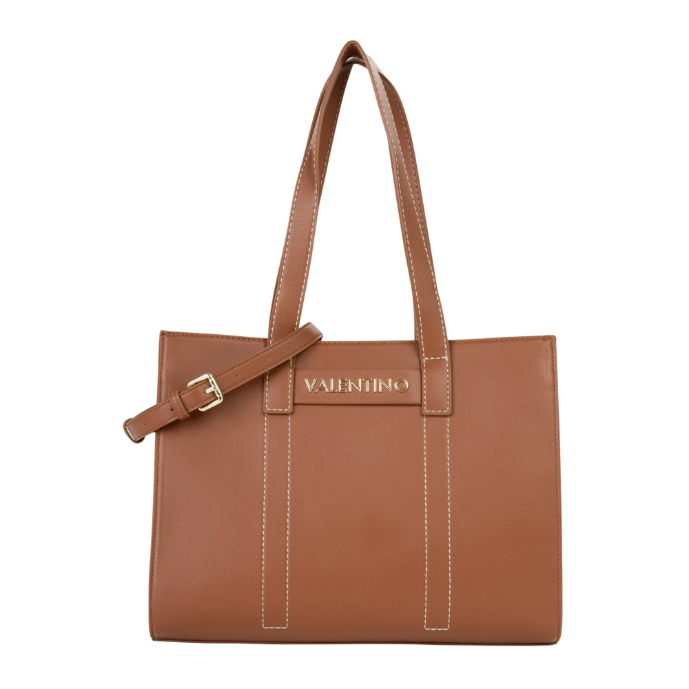Valentino By Mario Valentino Women's Brown Sac Cabas Aury Re - Shopping Bags - One Size - Bags