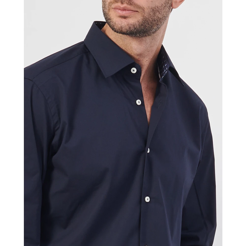 Hugo Boss Blauw Stijlvol Shirt Blue Heren