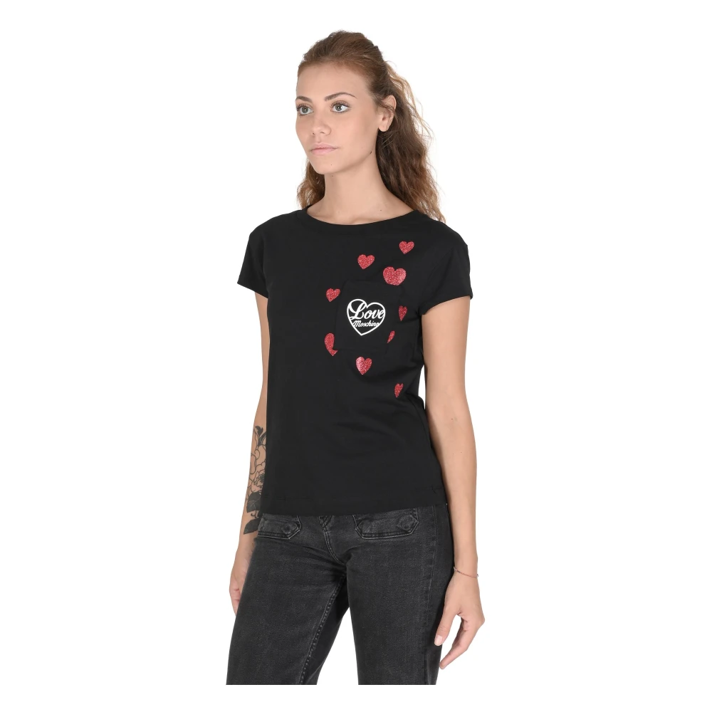 Love Moschino Zwart dames T-shirt Black Dames
