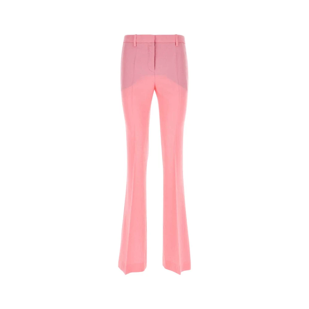 Versace Roze wollen broek Pink Dames