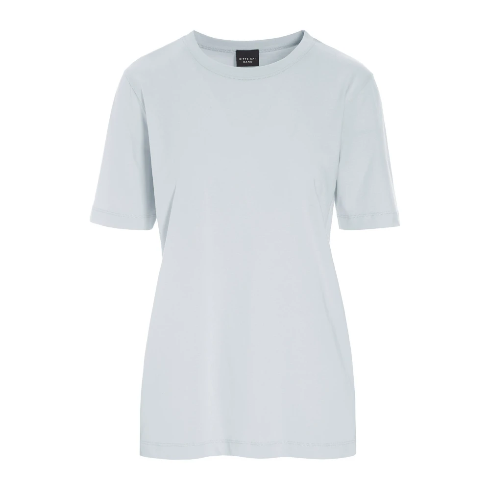 Bitte Kai Rand Cool Blue Katoenen T-Shirt Blue Dames