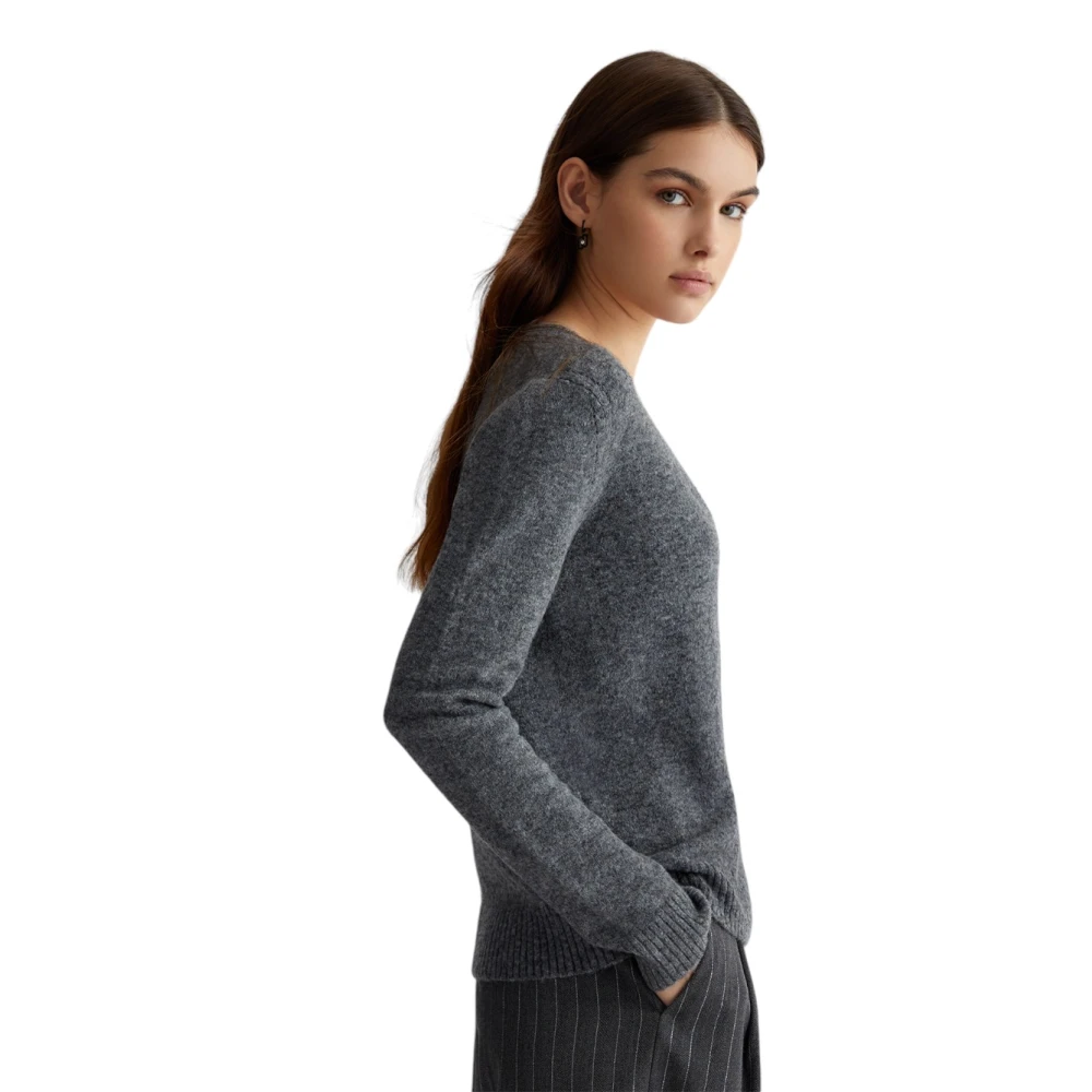 Liu Jo Stijlvolle Gebreide Top Gray Dames