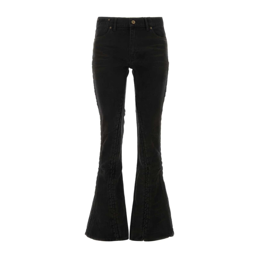 Y Project Zwarte Denim Jeans Klassiek Model Black Dames