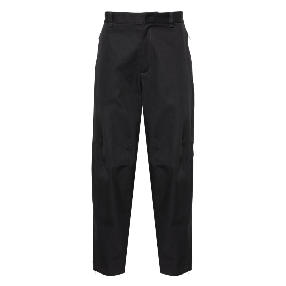 Lanvin Gray Casual Grey Biker Trousers - Male - Slim-Fit Trousers - M - Trousers