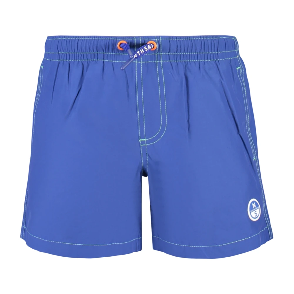 North Sails Blue Kids Swimming Trunks, Male, 8 Y, Basic Volley Swim Boxer Shorts