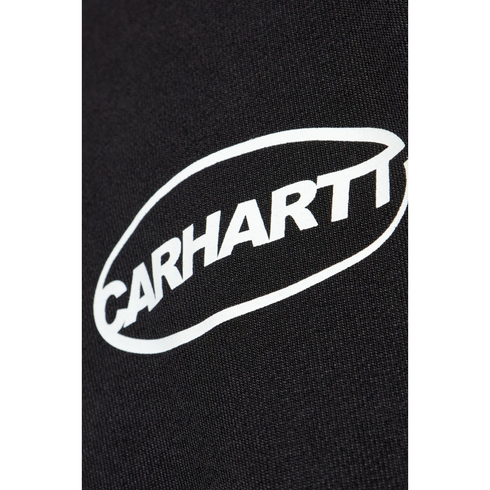 Carhartt WIP Sweatshirt met bedrukt logo Black Heren