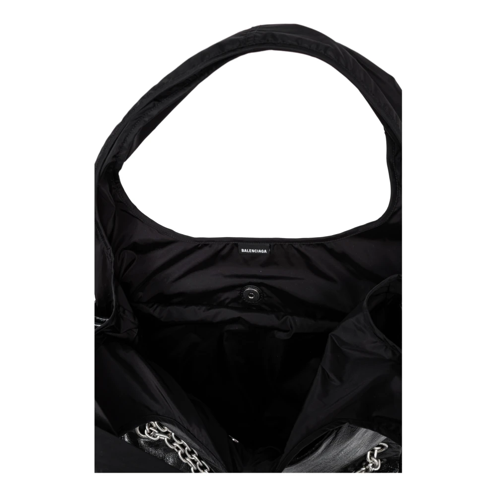 Balenciaga Monaco Grote Ketting Schoudertas Black Dames
