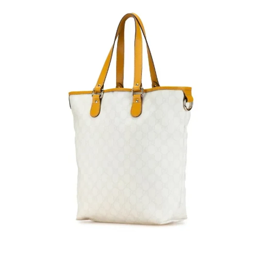 Gucci Vintage Pre-owned Canvas gucci-bags White Dames