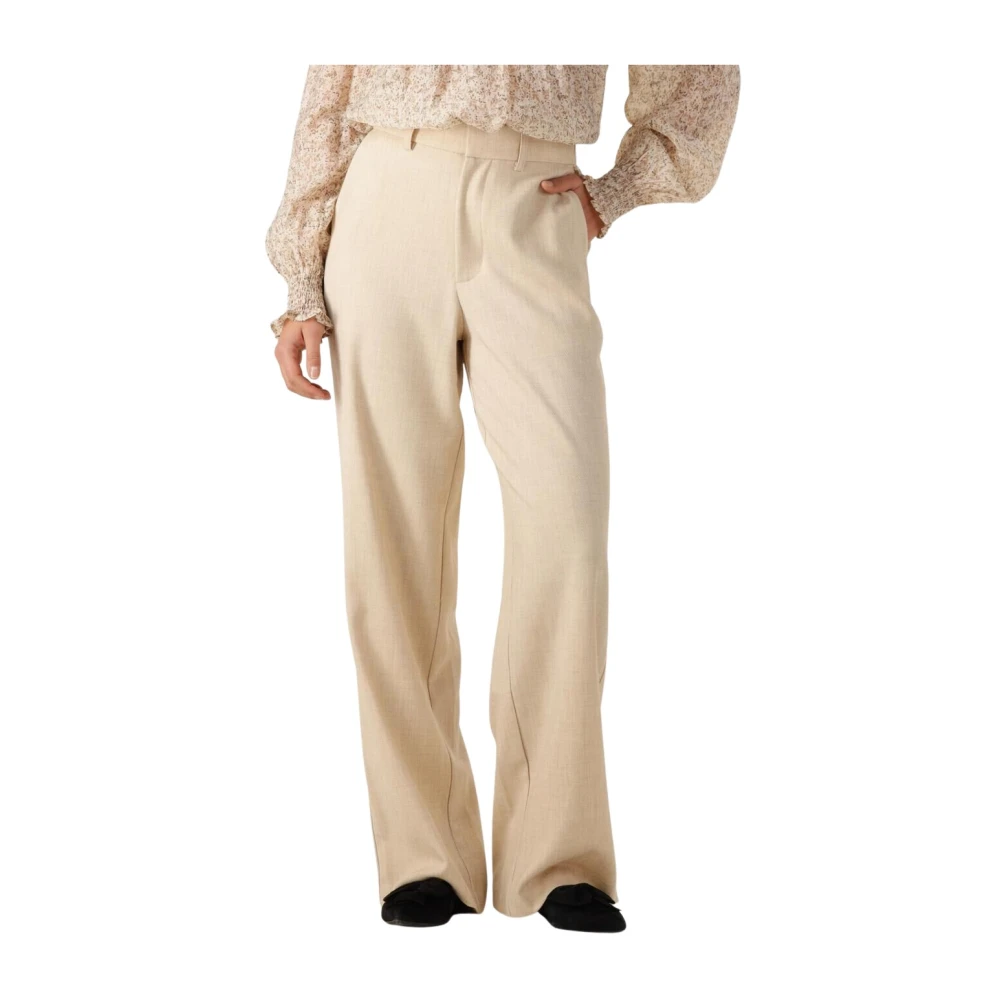 NEO NOIR Melange Broek voor Vrouwen Beige Dames