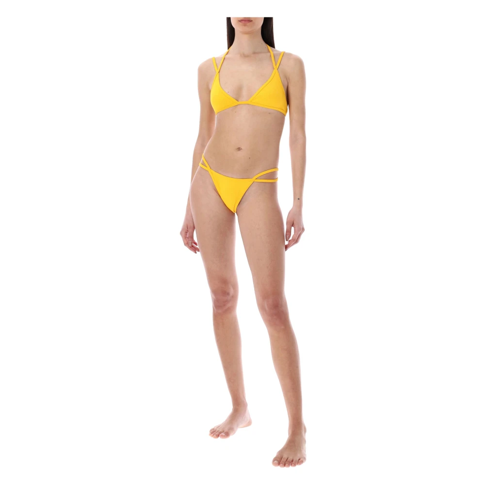 The Attico Stijlvolle Bikini voor Vrouwen Yellow Dames