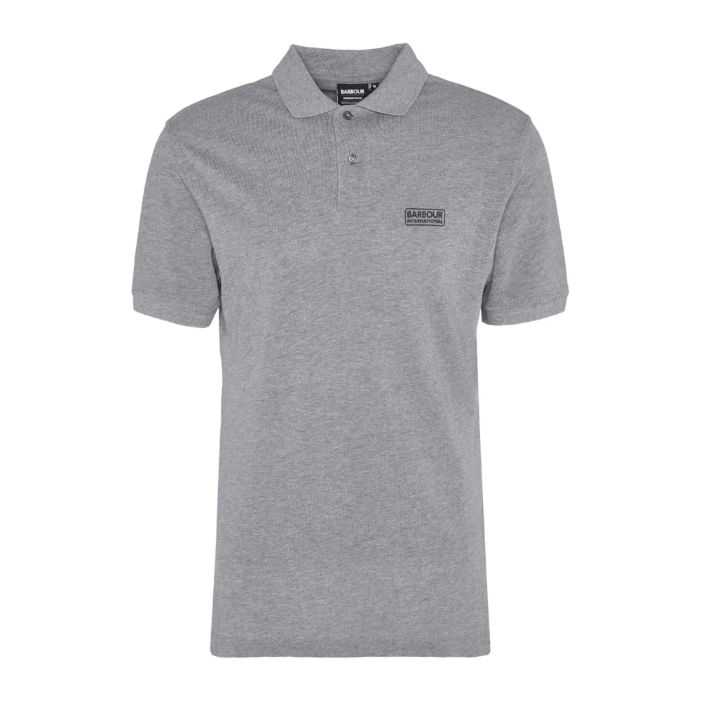 Barbour Polo Shirts Gray Heren