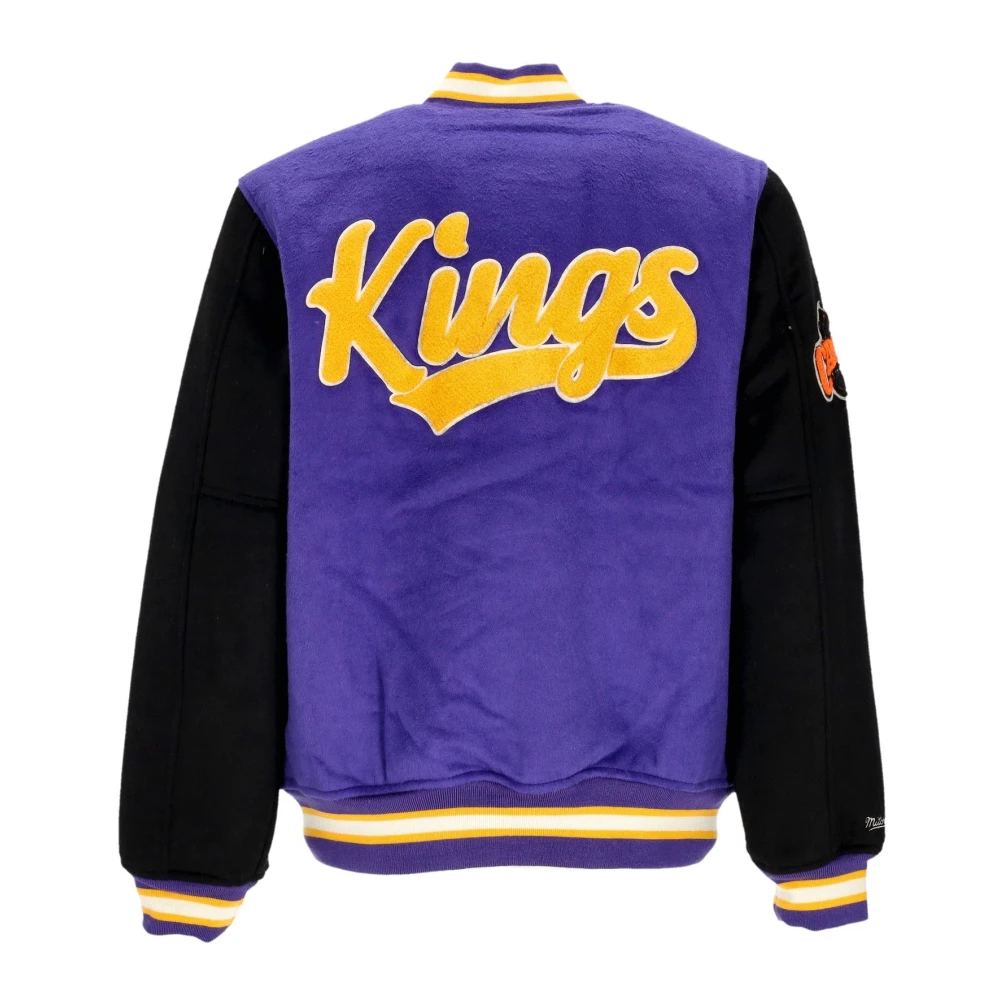 Mitchell & Ness NHL Team Legacy Varsity Jacket Loskin Purple Heren