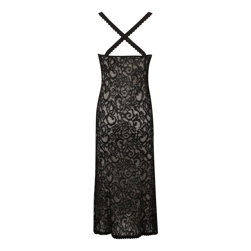 Moschino Zwarte Jurk Abito Black Dames