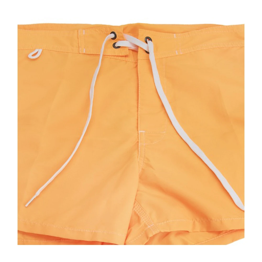 Sundek Elastische taille zwemshorts voor heren Orange Heren