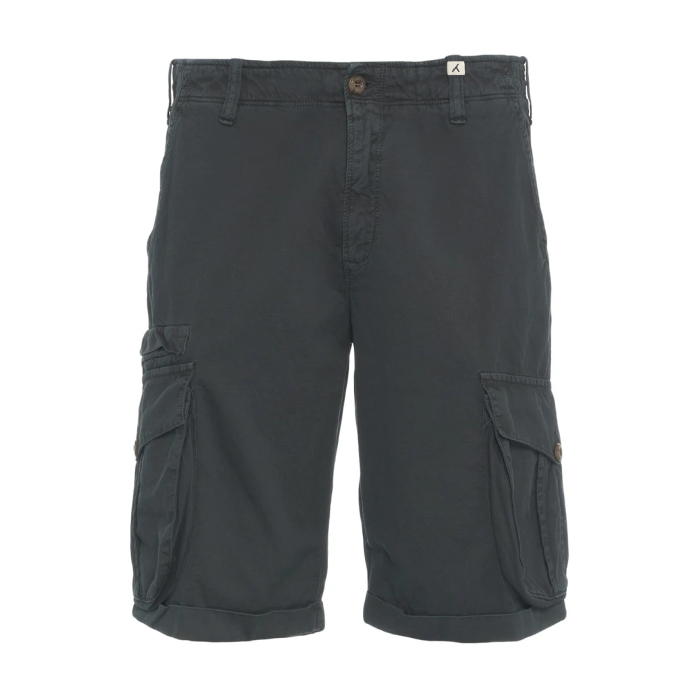 Myths Zwarte Cargo Bermuda Shorts Stijlvol Black Heren