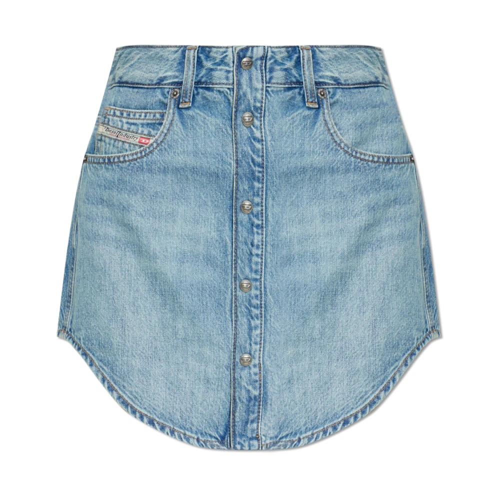 Diesel Donna Blu - De-Ard Gonna Denim - Skirts - W26