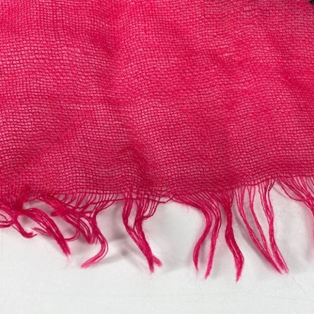 Louis Vuitton Vintage Pre-owned Fabric scarves Pink Dames