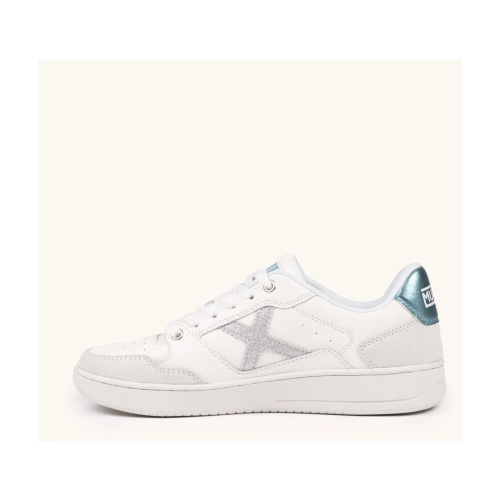 Munich Vrouw Wit Schoenen Dames, 38 Eu, Leer, Legit Sneaker