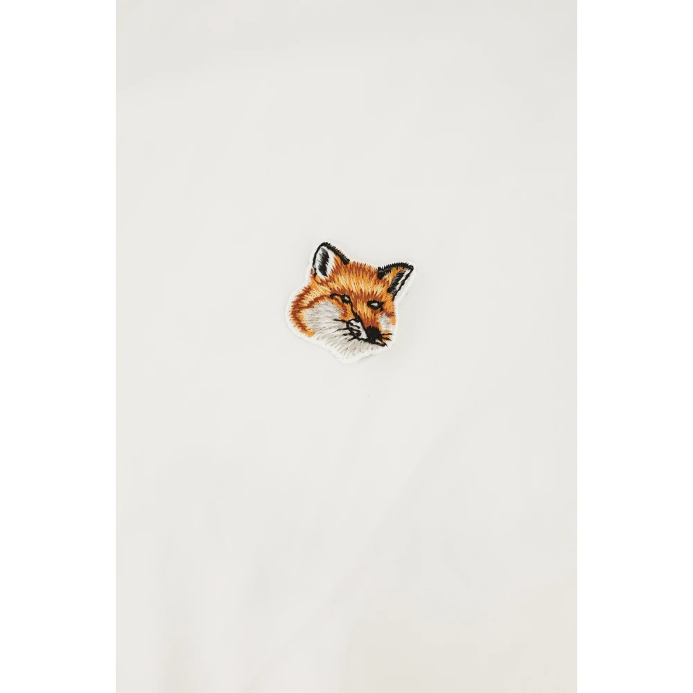 Maison Kitsuné Stijlvolle Overhemden Collectie White Heren